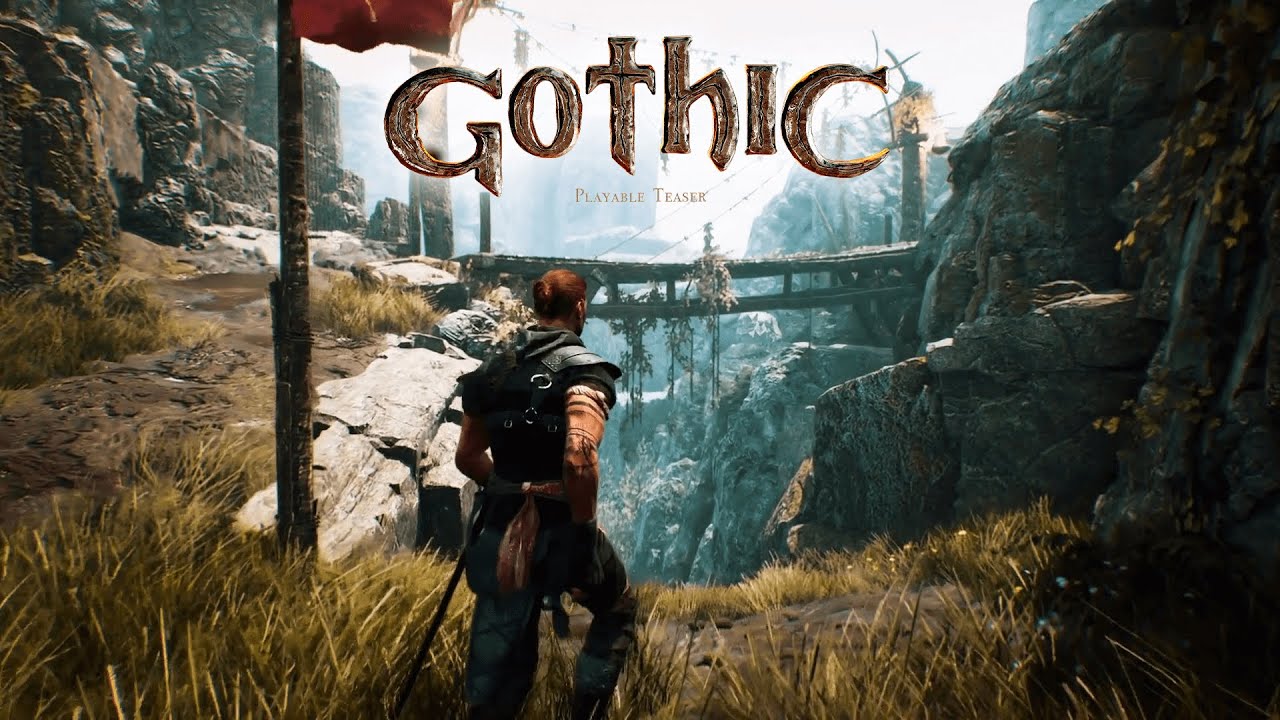 Grafika prezentująca demo Gothic 1 Remake