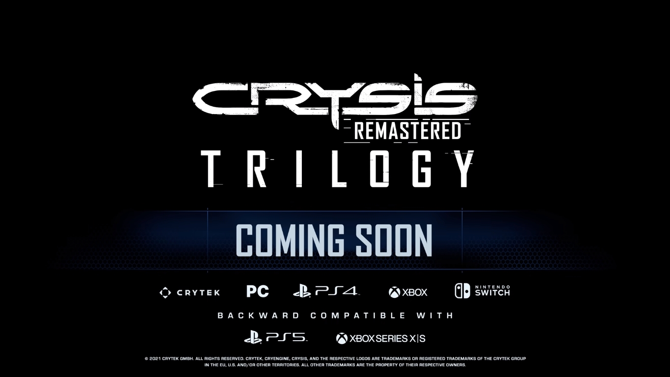 grafika informacyjna – premiera Crysis remastered trilogy