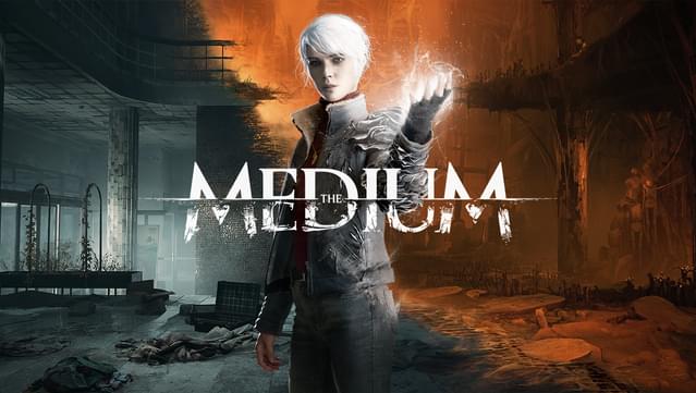 The Medium na PS5 - grafika okładkowa z głównym bohaterem